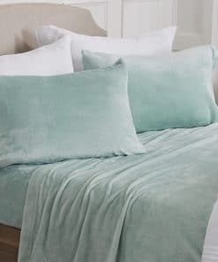 Juego de sábanas de microfelpa ultra suave -Surf