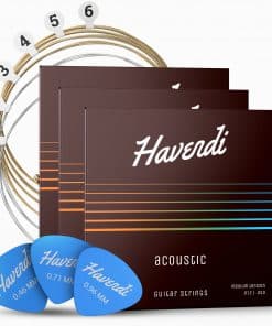 Cuerdas de guitarra acústica HAVENDI - calidad de sonido