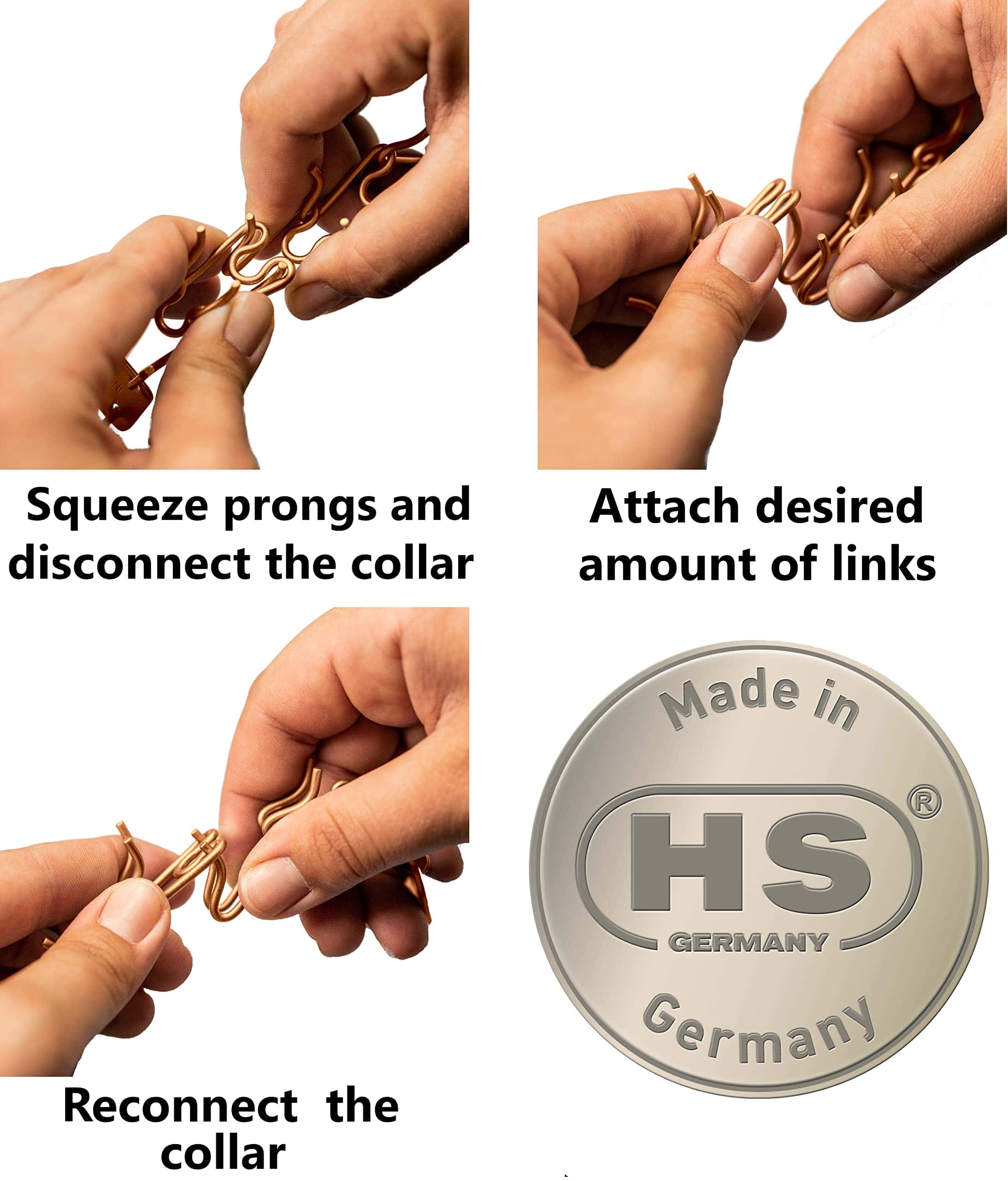 Herm Sprenger - Eslabones adicionales de curogán para - Imagen 7