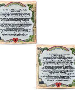 Placa decorativa para el hogar en memoria del Puente del