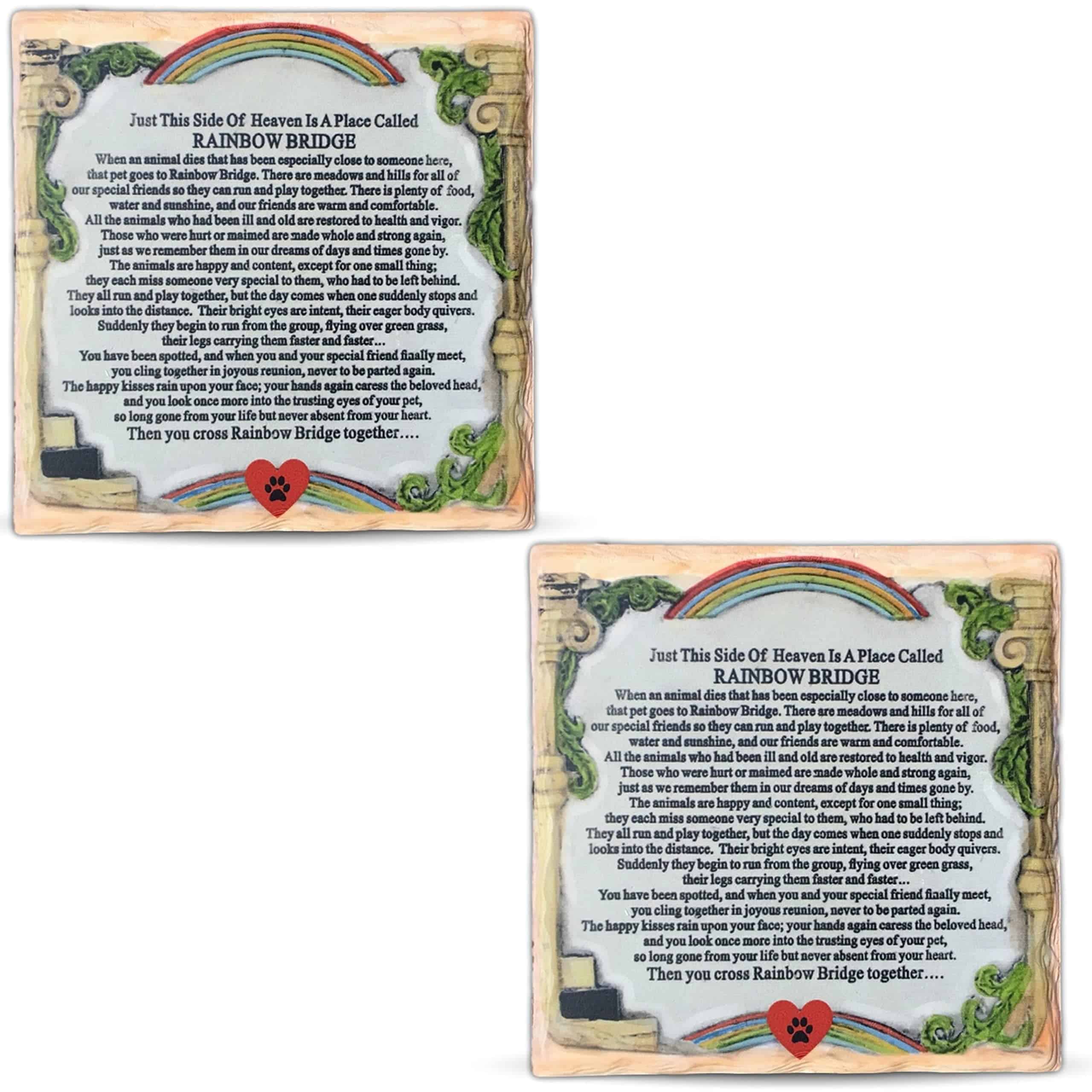 Placa decorativa para el hogar en memoria del Puente del