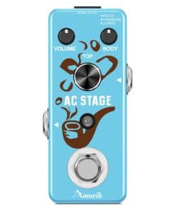 Pedal Simulador de Guitarra Acústica Amuzik Analog AC Stage