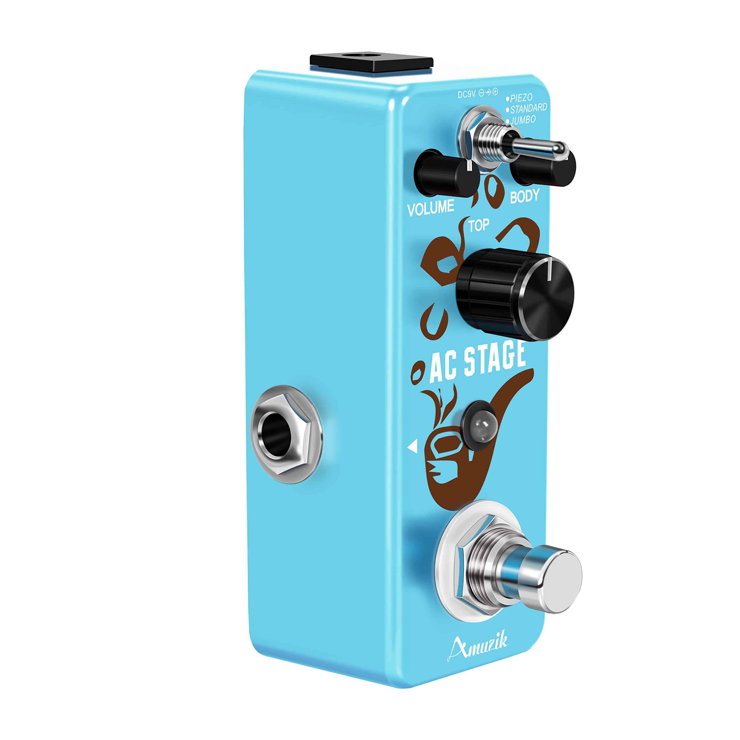 Pedal Simulador de Guitarra Acústica Amuzik Analog AC Stage - Imagen 9