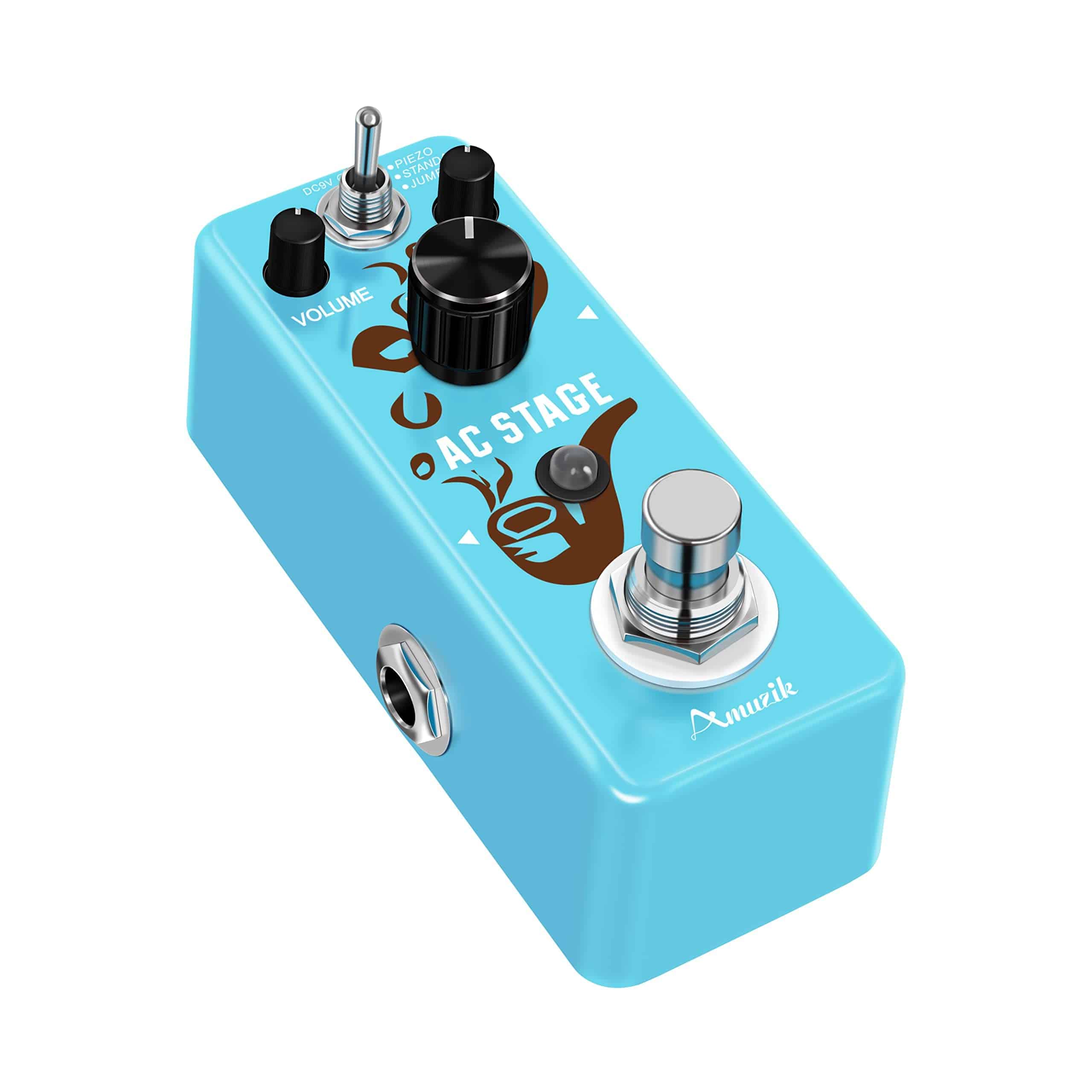 Pedal Simulador de Guitarra Acústica Amuzik Analog AC Stage - Imagen 10