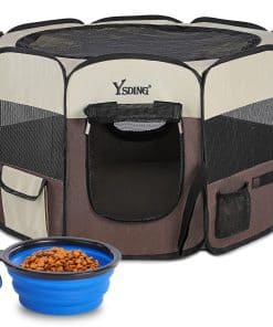 YBCYPC Parque de Juegos Portátil y Plegable de 2 Puertas