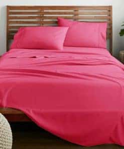 Juego de Sábanas American Home Collection -Rosa