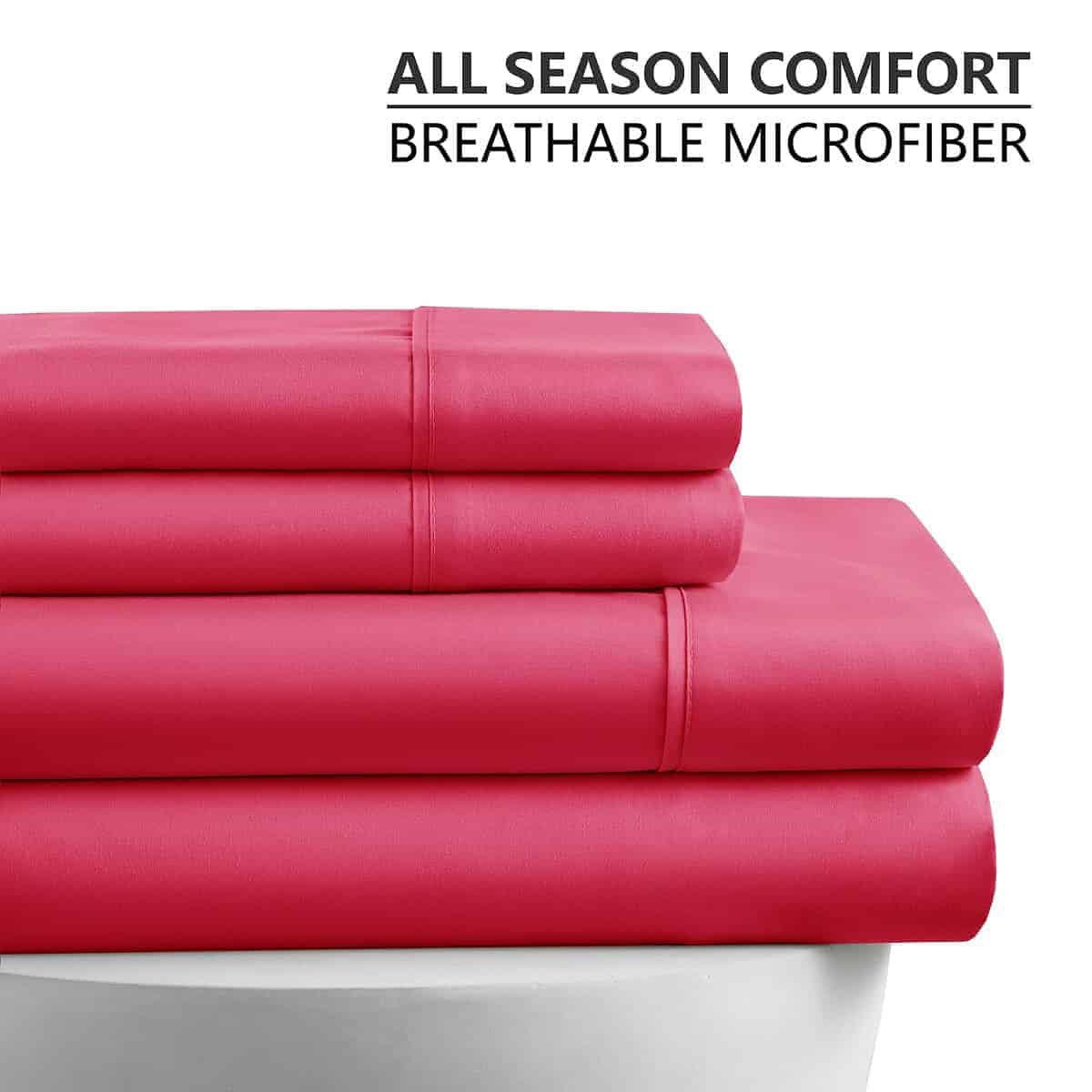 Juego de Sábanas American Home Collection -Rosa - Imagen 4