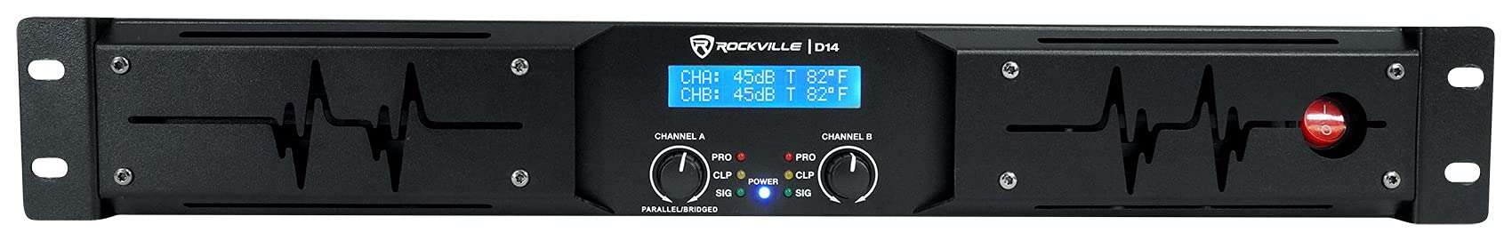 Amplificador de 2 Canales Class D Pro/DJ Rockville D14 - Imagen 3