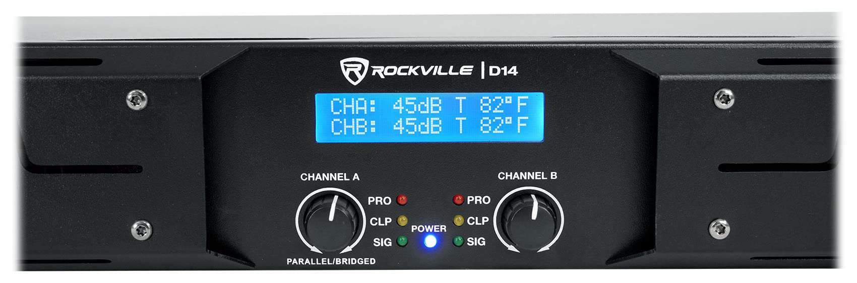 Amplificador de 2 Canales Class D Pro/DJ Rockville D14 - Imagen 4