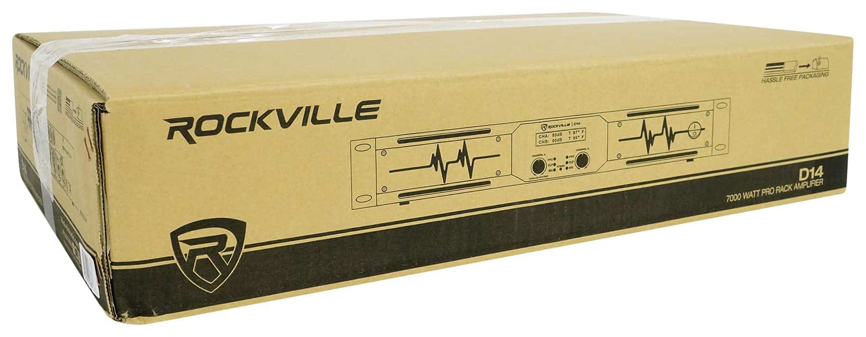 Amplificador de 2 Canales Class D Pro/DJ Rockville D14 - Imagen 9
