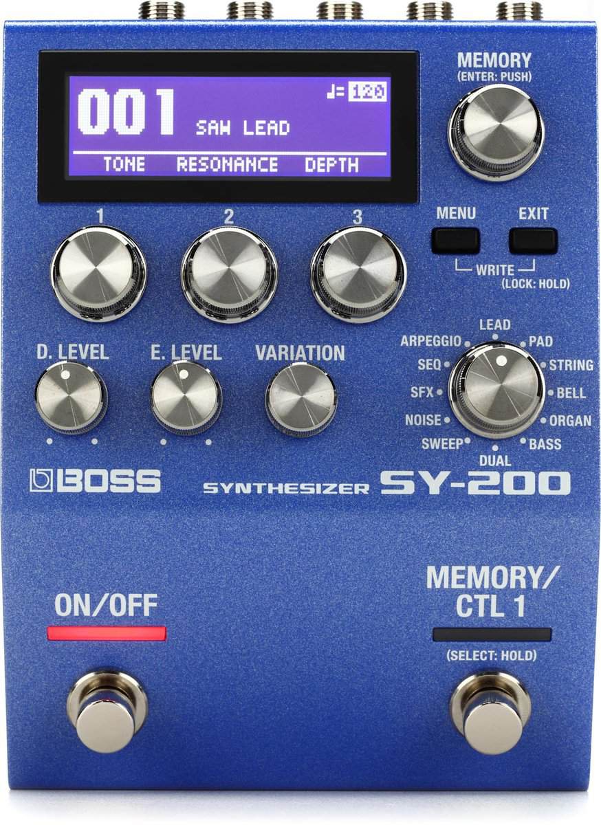 Pedal de sintetizador de guitarra Boss SY-200