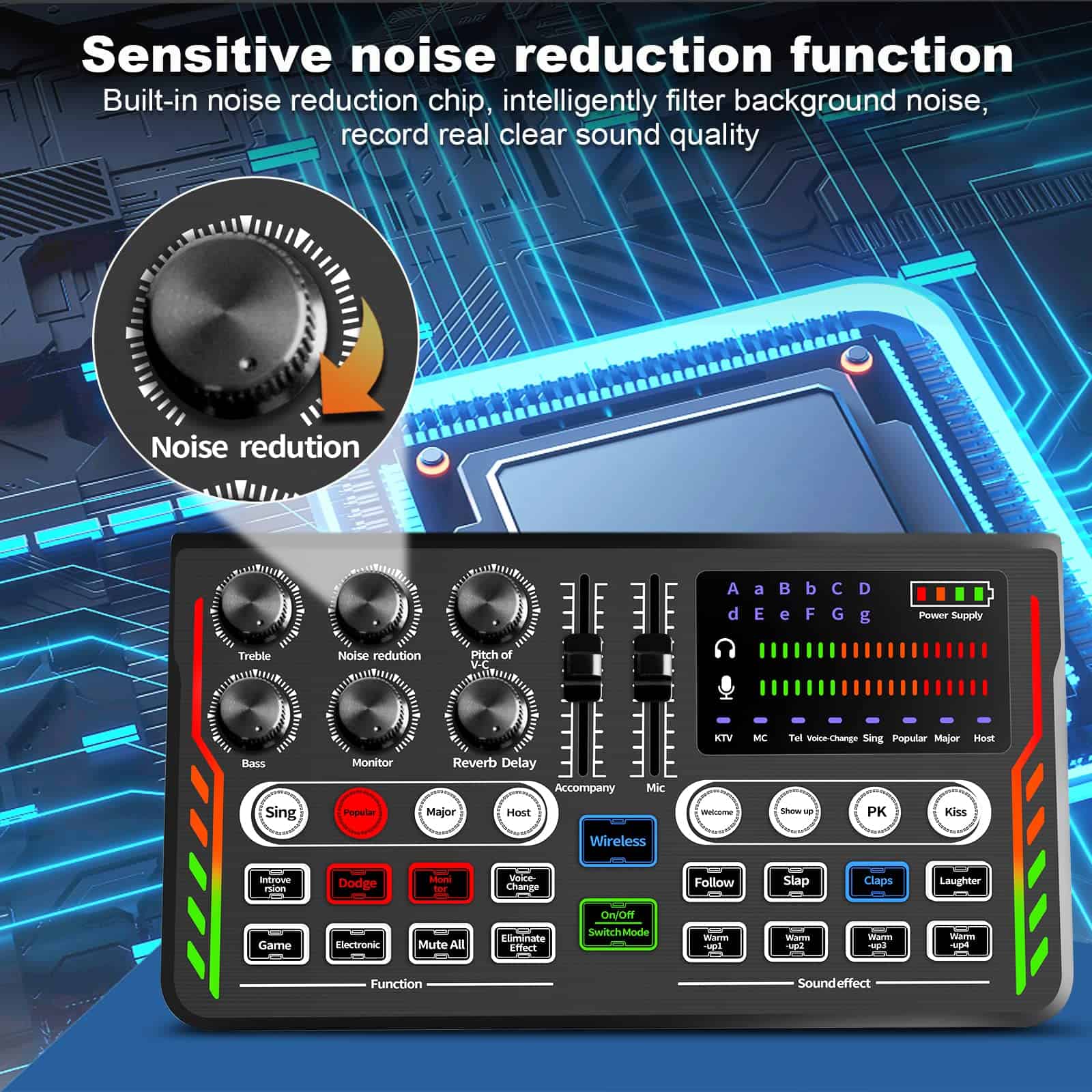 Paquete de Equipo de Podcast con Micrófono de Condensador - Imagen 6