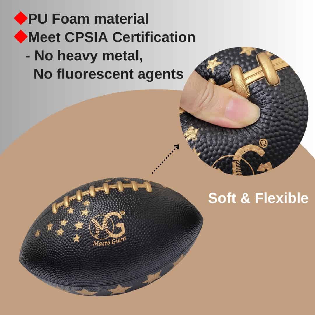 Balón de Fútbol Americano de Espuma Mini de 9 Pulgadas - Imagen 6