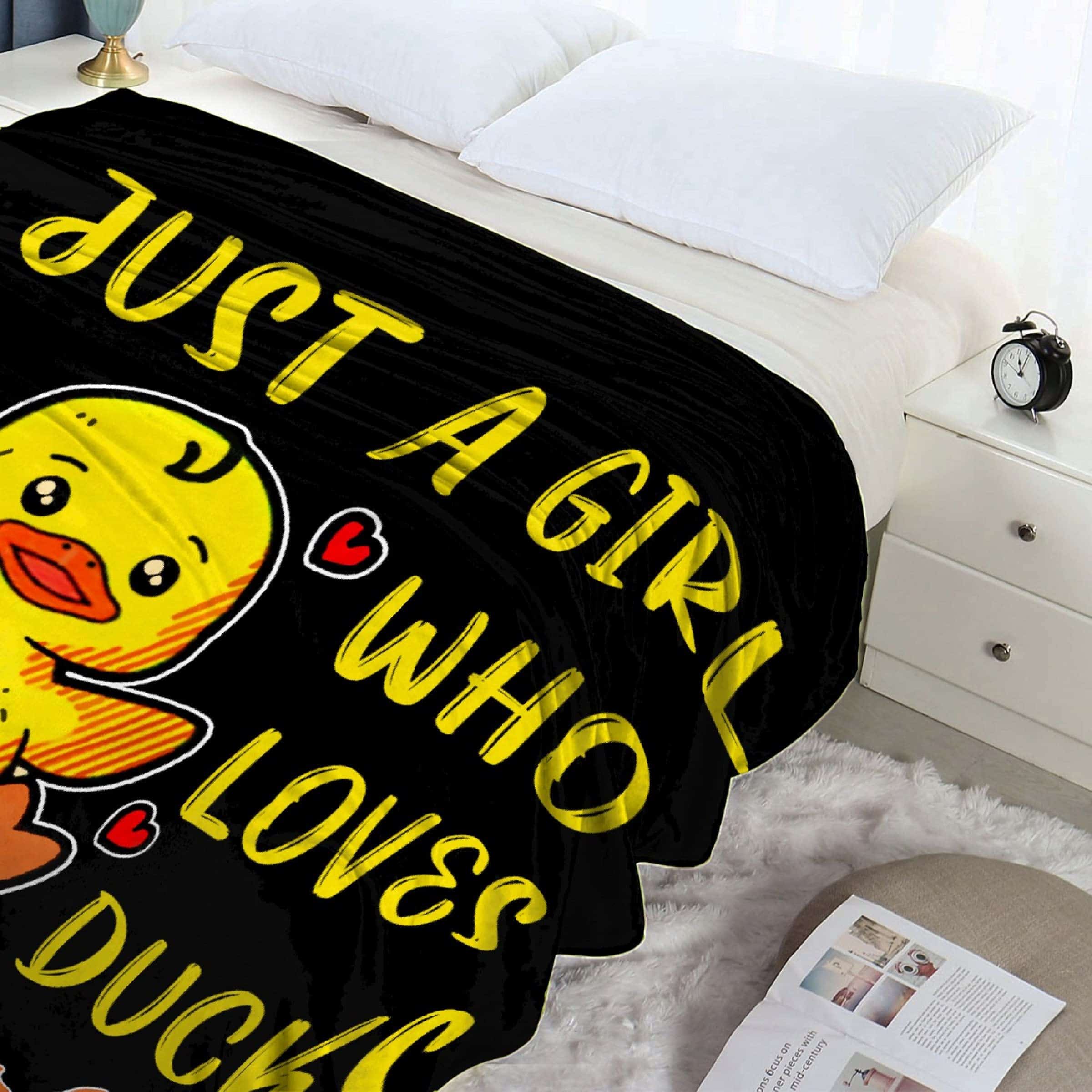 Manta Suave y Ligera de Amor por Patos para Niñas - Ideal - Imagen 4