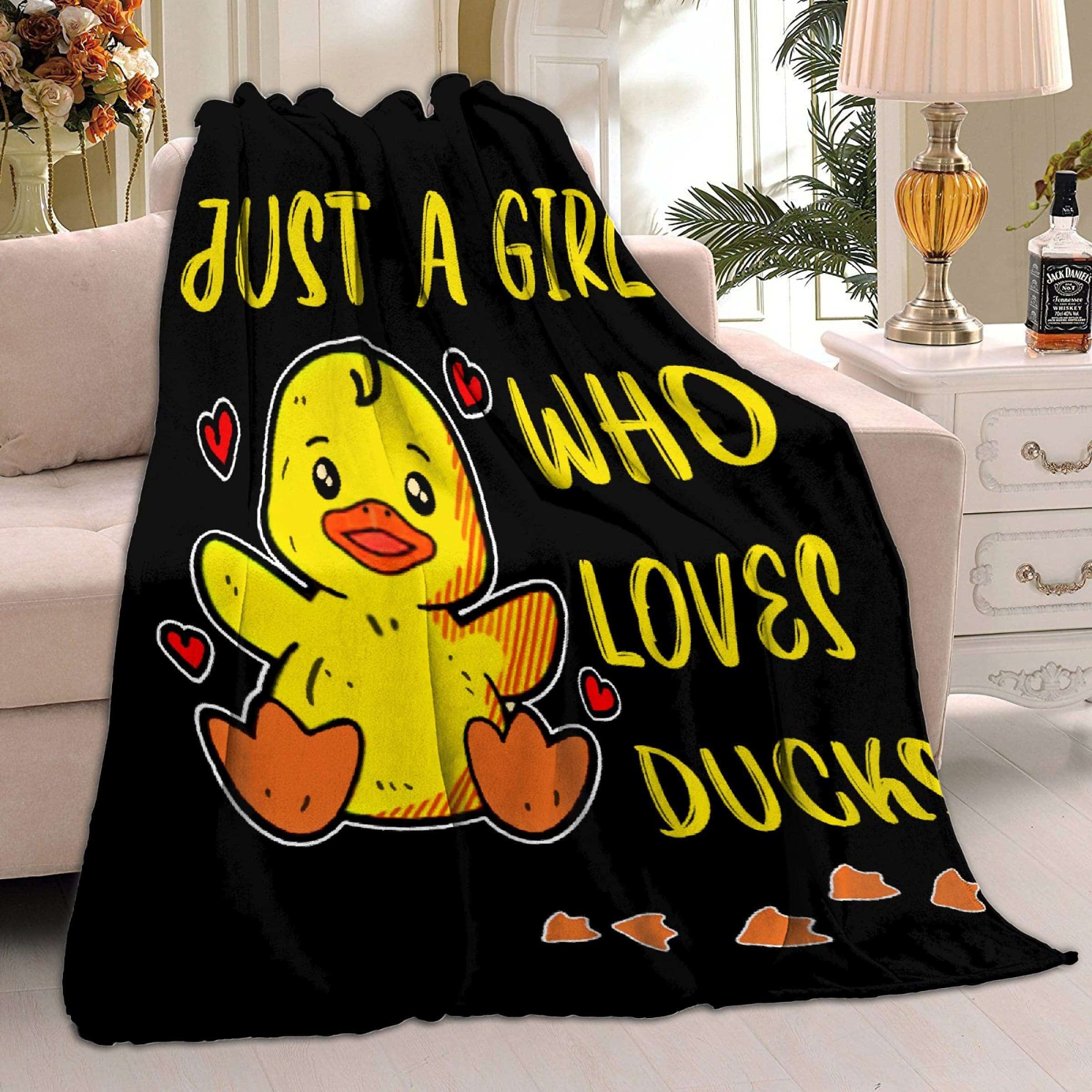 Manta Suave y Ligera de Amor por Patos para Niñas - Ideal - Imagen 6