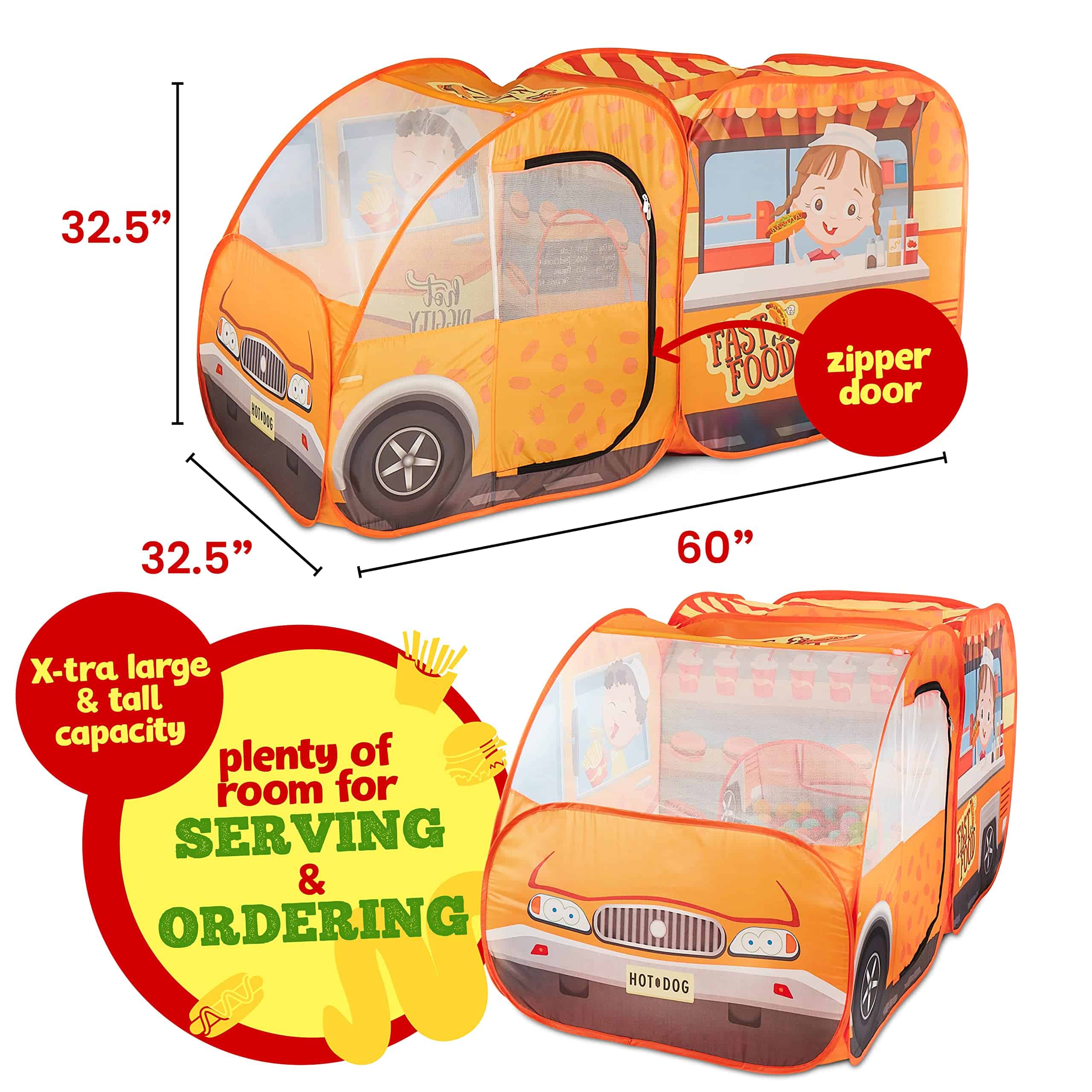 Casa de Juego Food Truck Kiddzery - Set de 54 Piezas - - Imagen 5