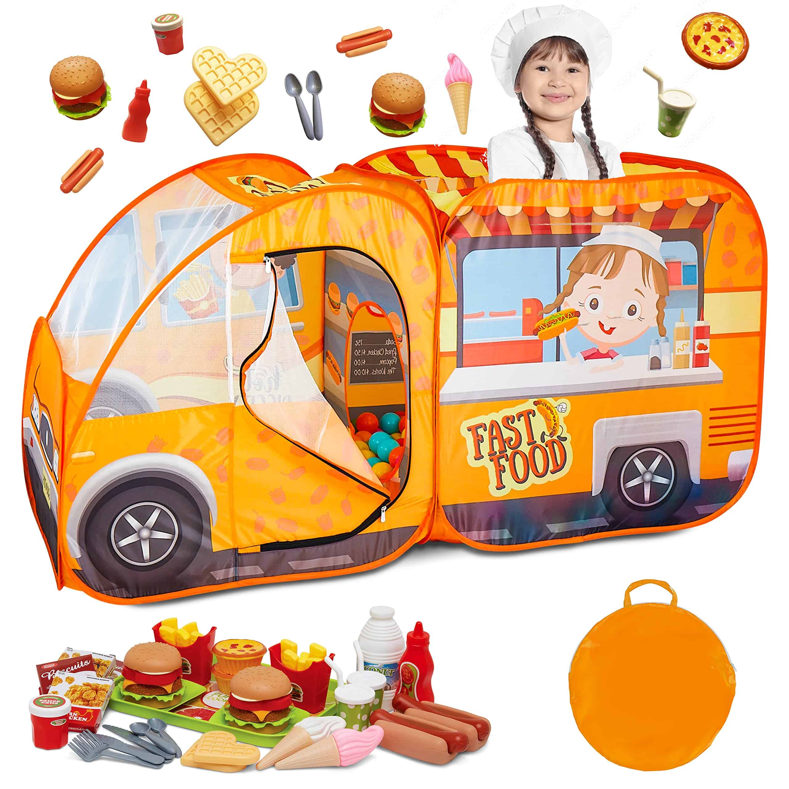 Casa de Juego Food Truck Kiddzery - Set de 54 Piezas -