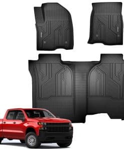 Tapetes de piso para automóvil KEYOOG Negro TPE Especiales