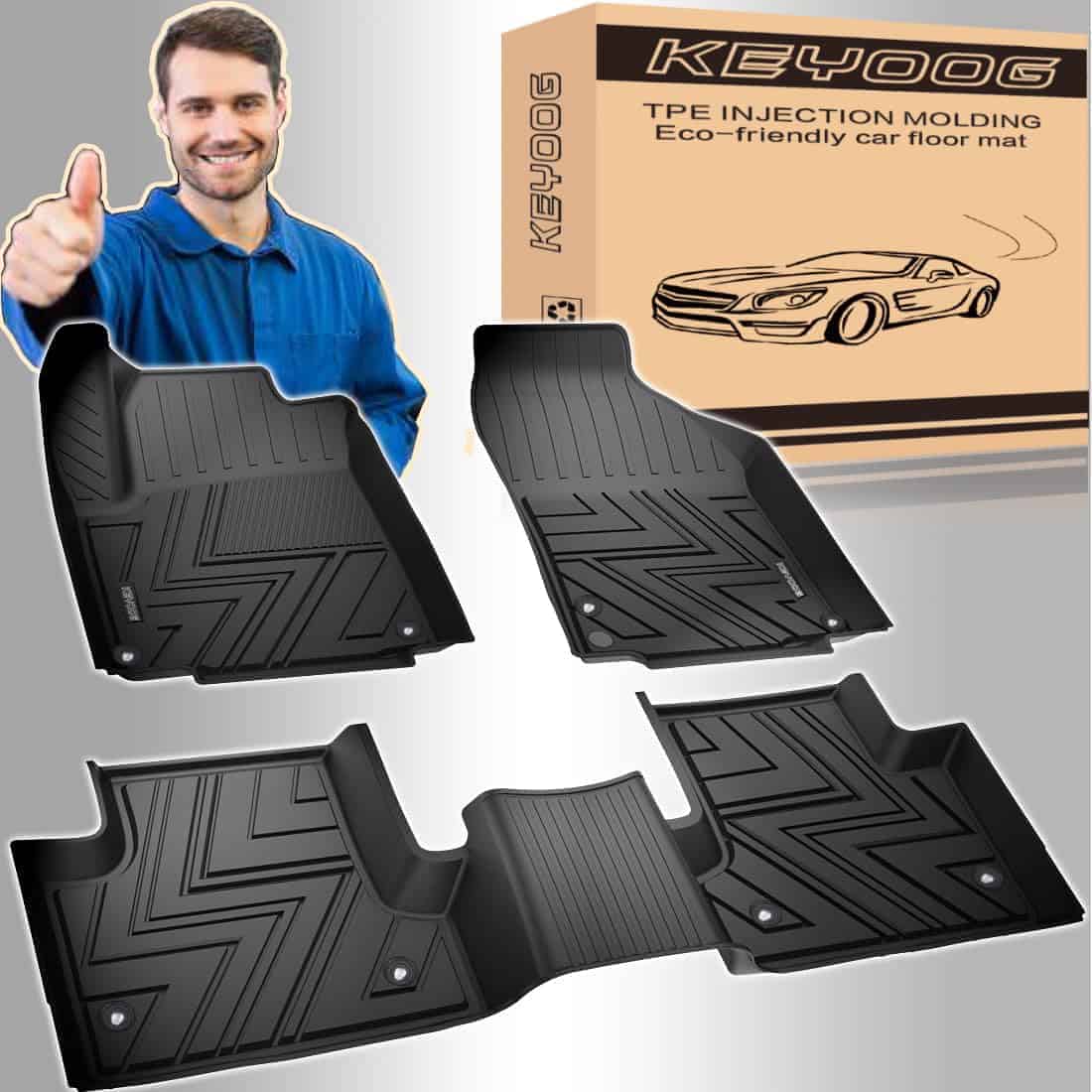 Tapetes para Auto KEYOOG Compatibles con Je-ep Cherokee