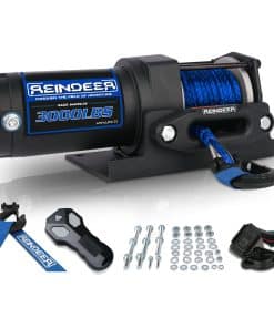 REINDEER Nuevo Winch 12V de 3000 lb de Capacidad de Carga