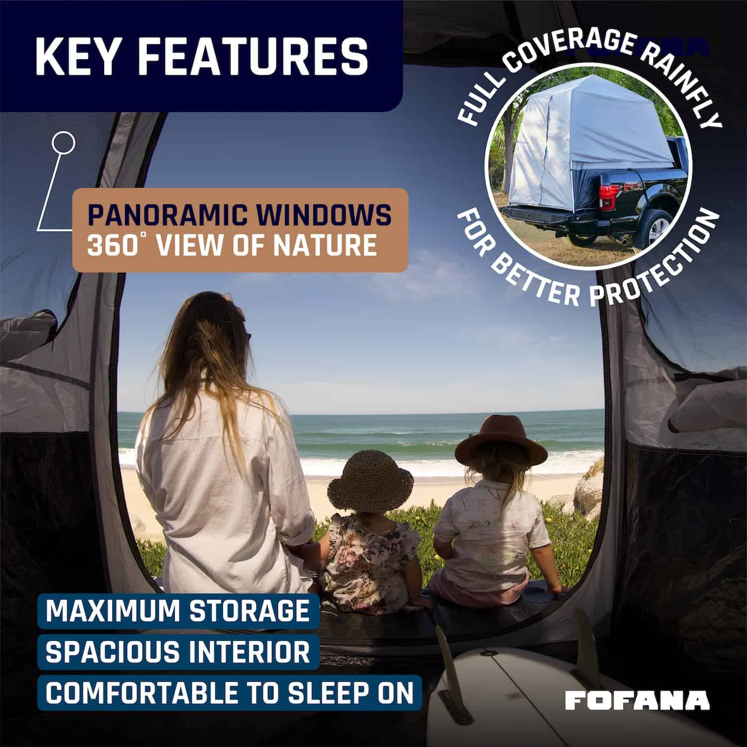 Tienda de campaña para cama de camión - Rápida y fácil - Imagen 6