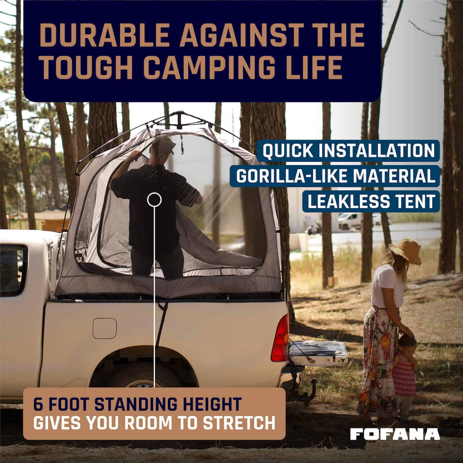 Tienda de campaña para cama de camión - Rápida y fácil - Imagen 9