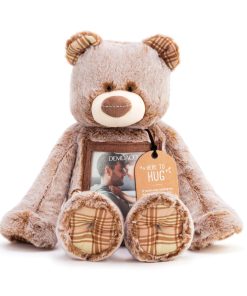 Peluche DEMDACO Here to Hug Foto Marrón Natural de 12