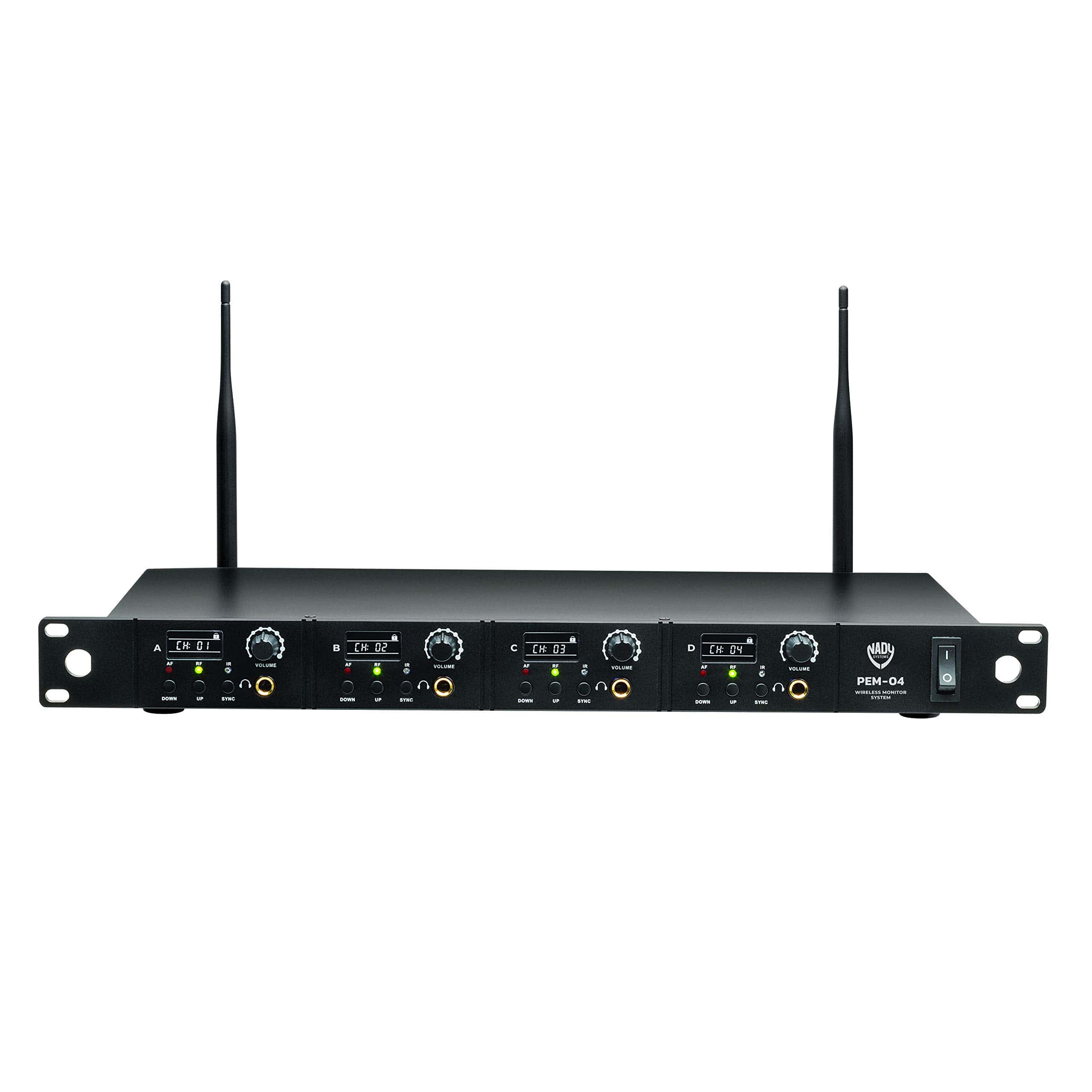 Sistema de monitor inalámbrico Nady PEM-04 UHF de 16 - Imagen 3