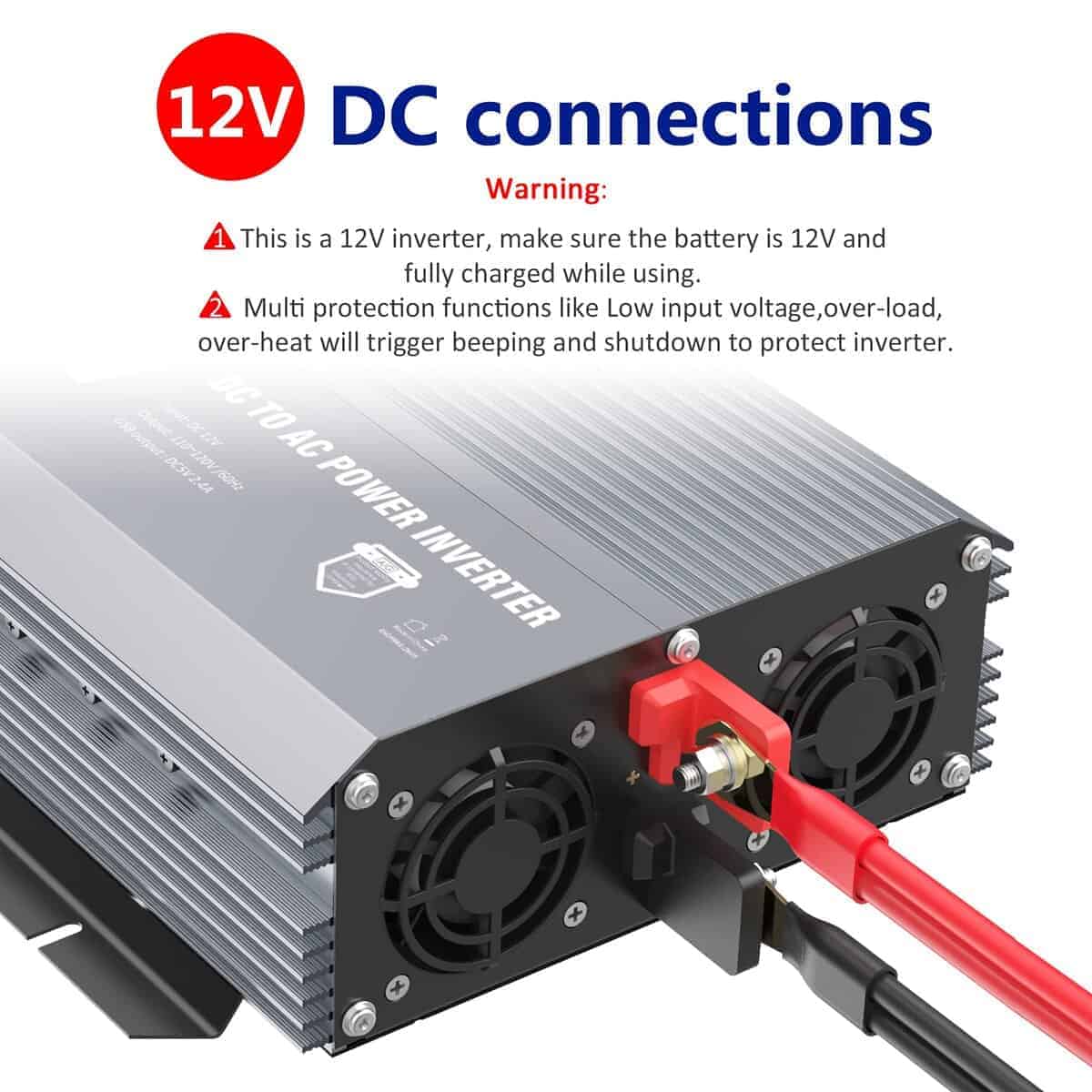 Inversor de Energía GIANDEL 2000W Onda Senoidal Modificada - Imagen 5