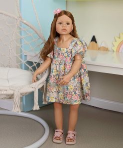 Muñeca Realista de Pie Grande Reborn de Cuerpo Completo de