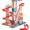 Hape Gearhead Stunt Garage Juego de Garaje de Madera para