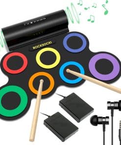 Set de Batería Eléctrica ROCKSOCKI, 7 Pads Conjunto de