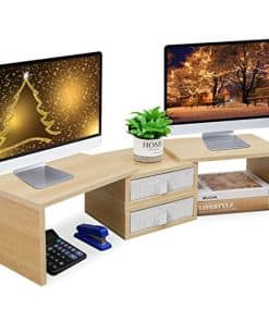 Soporte para Monitor Doble TEAMIX de 42 pulgadas con 2