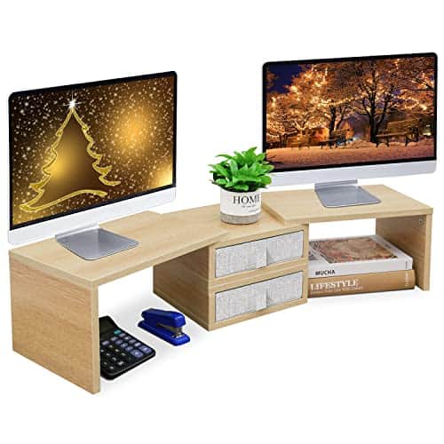 Soporte para Monitor Doble TEAMIX de 42 pulgadas con 2