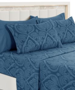 Juego de Sábanas King de California LDC Paisley, 6 PC