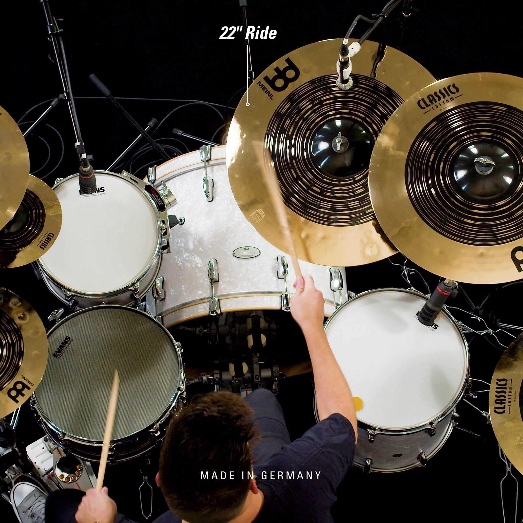 Platillo Ride Meinl Cymbals Classics Custom Dual 22", - Imagen 4