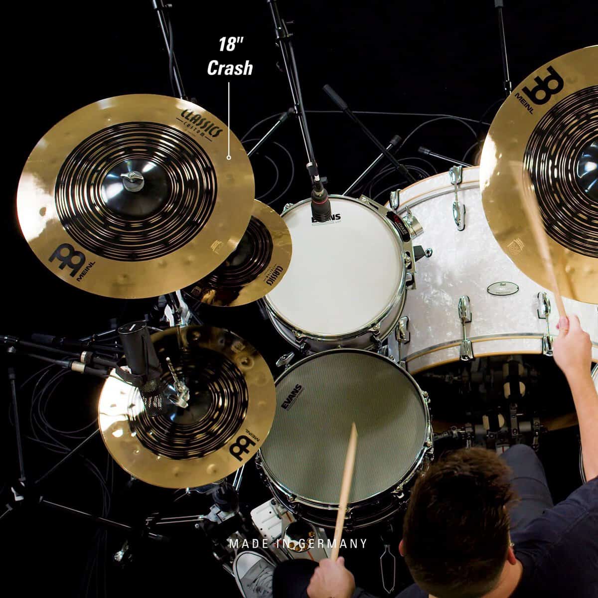 Platillo Crash Meinl Cymbals Classics Custom Dual de 18" - Imagen 4