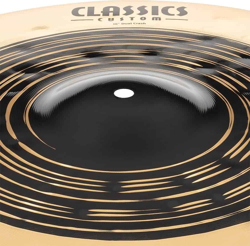 Platillo Crash Meinl Cymbals Classics Custom Dual de 16" - Imagen 8