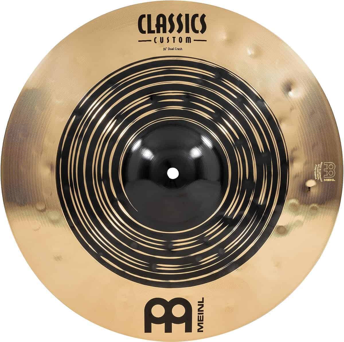 Platillo Crash Meinl Cymbals Classics Custom Dual de 16"