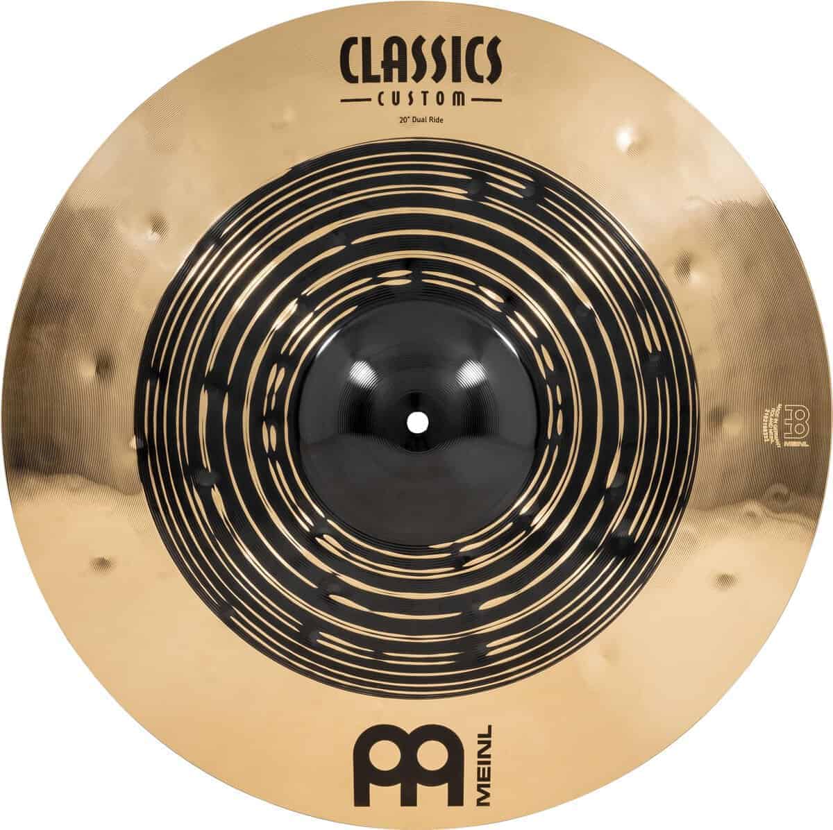 Platillo Meinl Cymbals Classics Custom Dual 20", Acabado