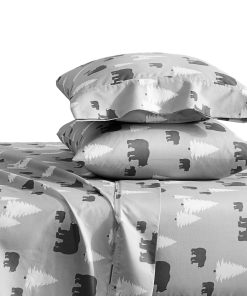 Juego de sábanas Bare Home King - Sábanas navideñas - Lujo