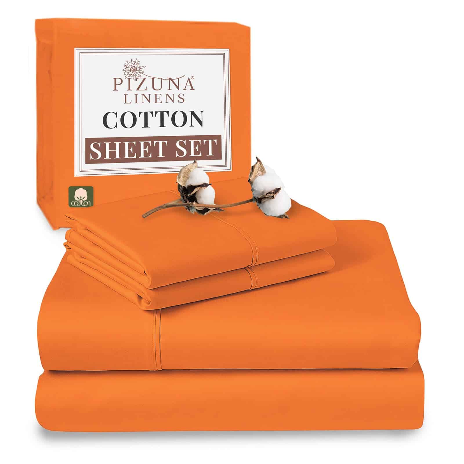 Juego de Sábanas de Algodón Pizuna Pure para Cama