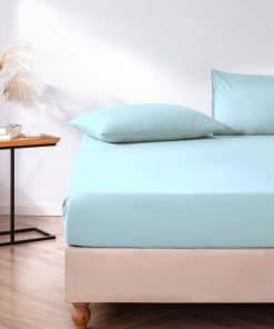 Sábana Ajustable Pura 100% Algodón Pizuna para Cama