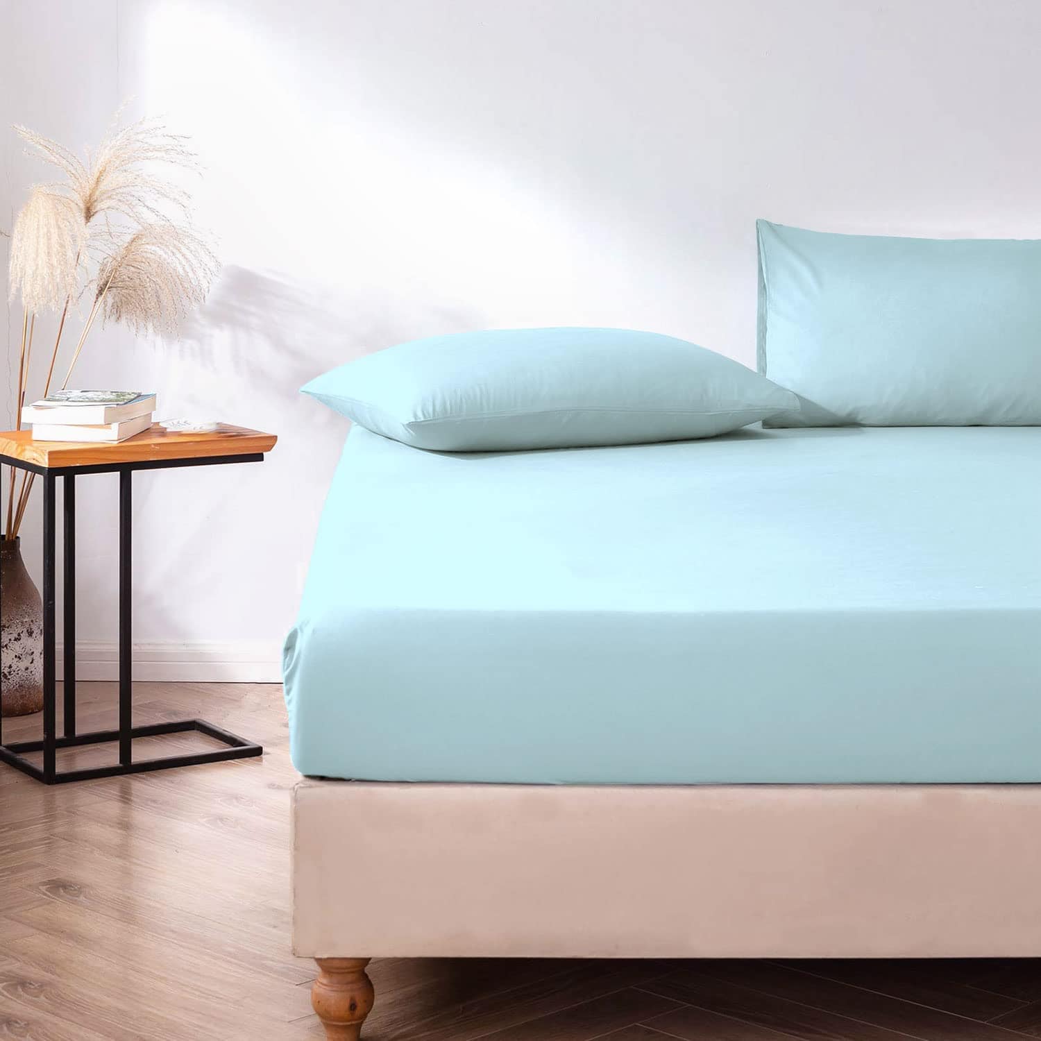 Sábana Ajustable Pura 100% Algodón Pizuna para Cama