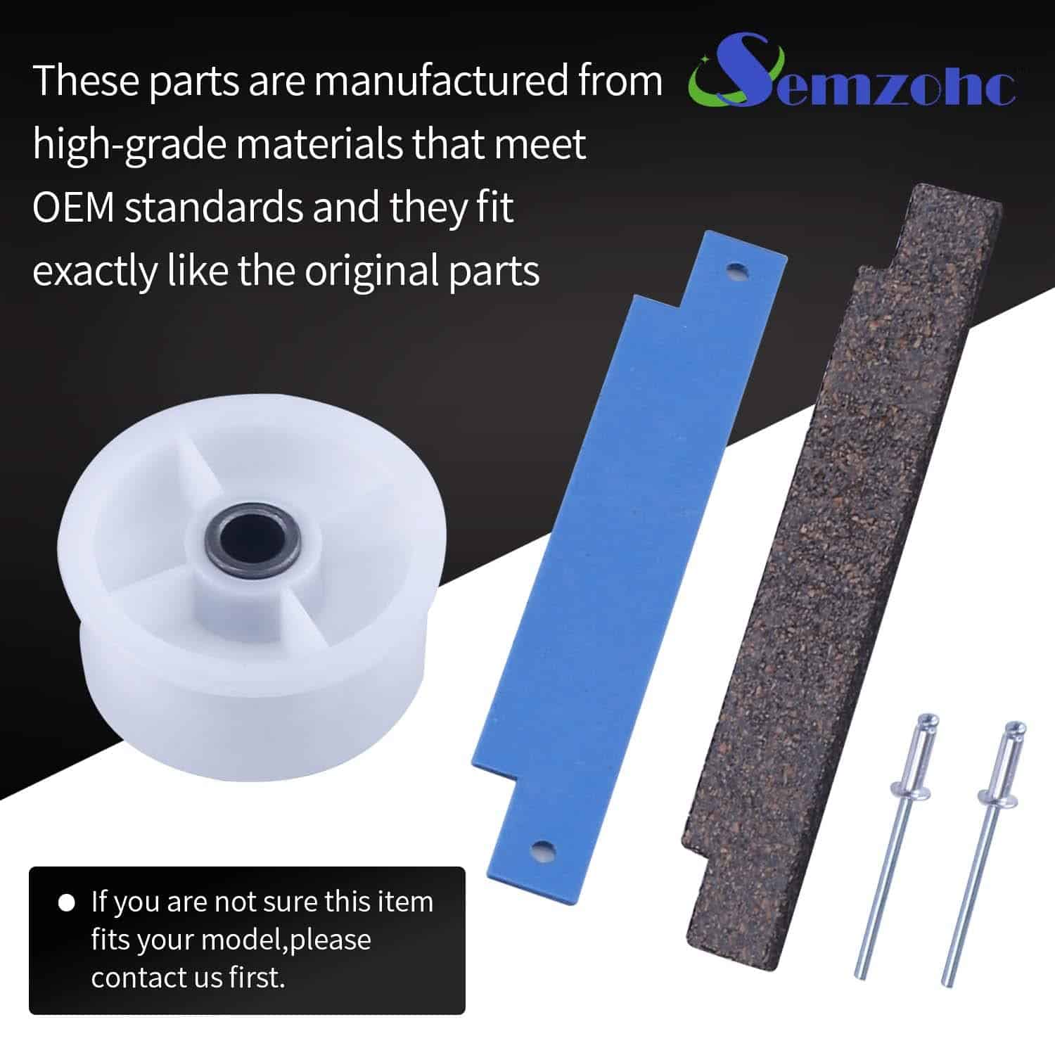 Kit de Reparación para Secadora - Rodillo de Tambor - Imagen 9