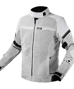 Chamarra LS2 Riva para Mujer (Gris Claro/Negro - Extra