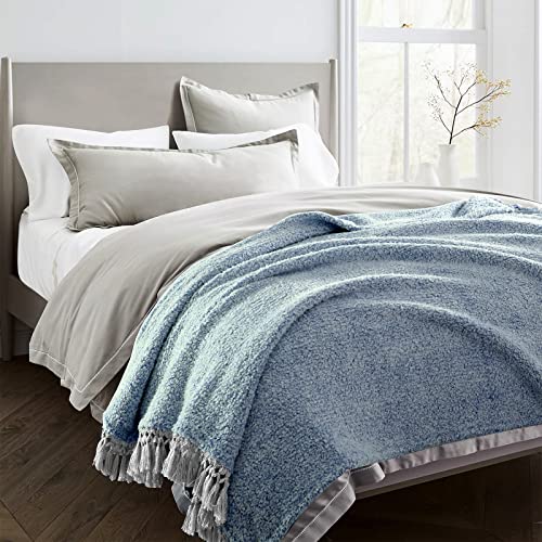 Manta King Size de Sherpa de Felpa Ultra Suave, Ligera y - Imagen 10