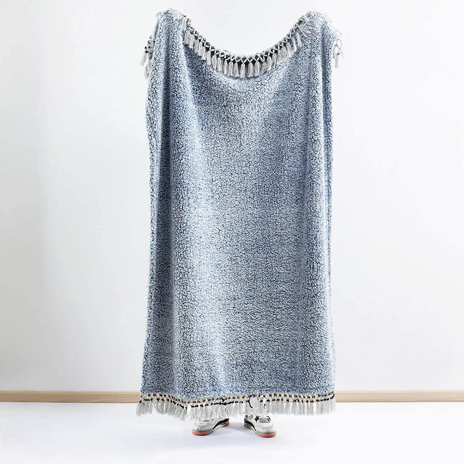 Manta King Size de Sherpa de Felpa Ultra Suave, Ligera y - Imagen 5