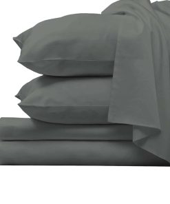 Juego de sábanas 100% de lujo de algodón puro tamaño