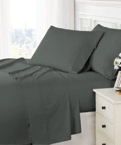 Juego de sábanas de algodón Pizuna Pure Queen Size, 800